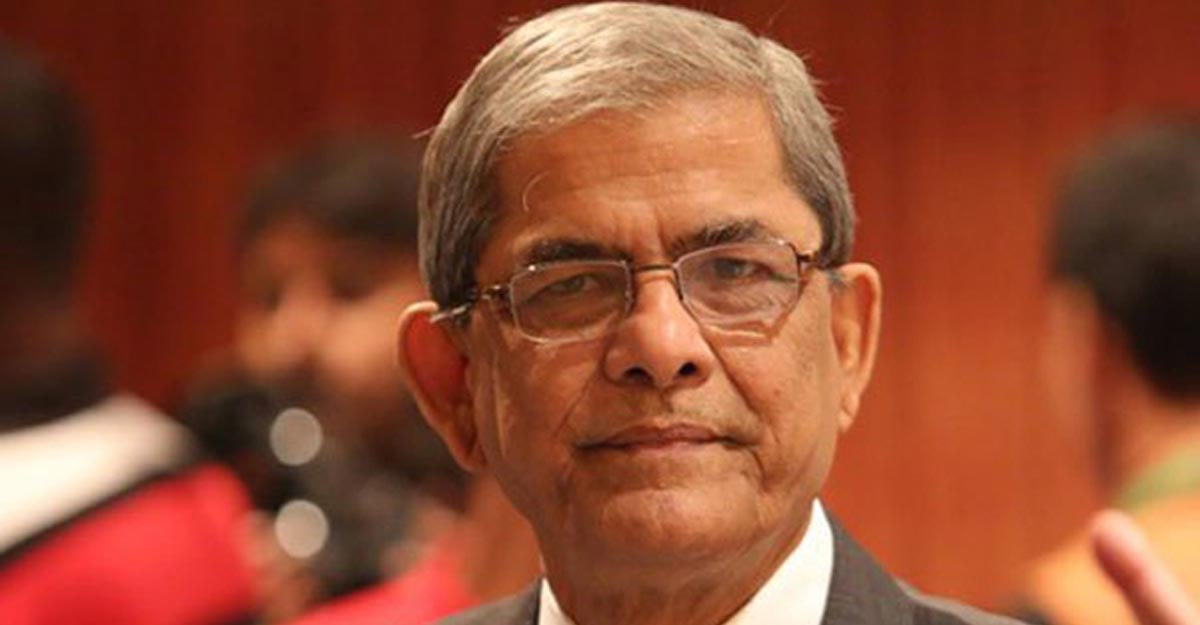 করোনা আক্রান্ত ফখরুলের শারীরিক অবস্থার উন্নতি