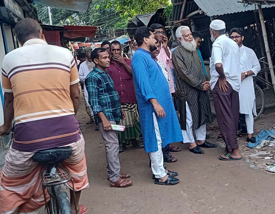 মহাজোটের মনোনয়ন প্রত্যাশী আবুল কাশেমের জনসংযোগ