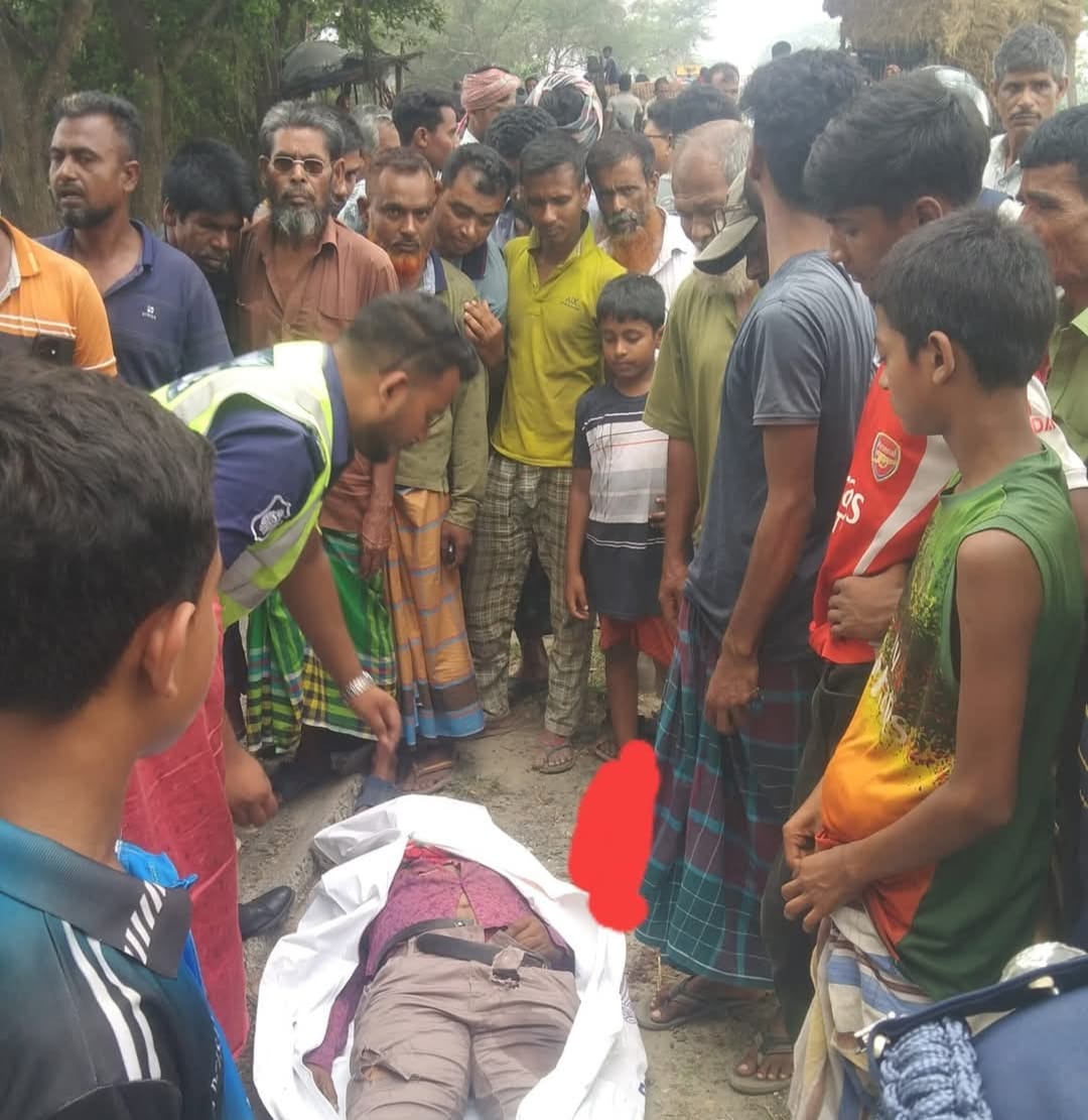 গুরুদাসপুরে ভুটভুটির ধাক্কায় মোটরসাইকেল আরোহী নিহত