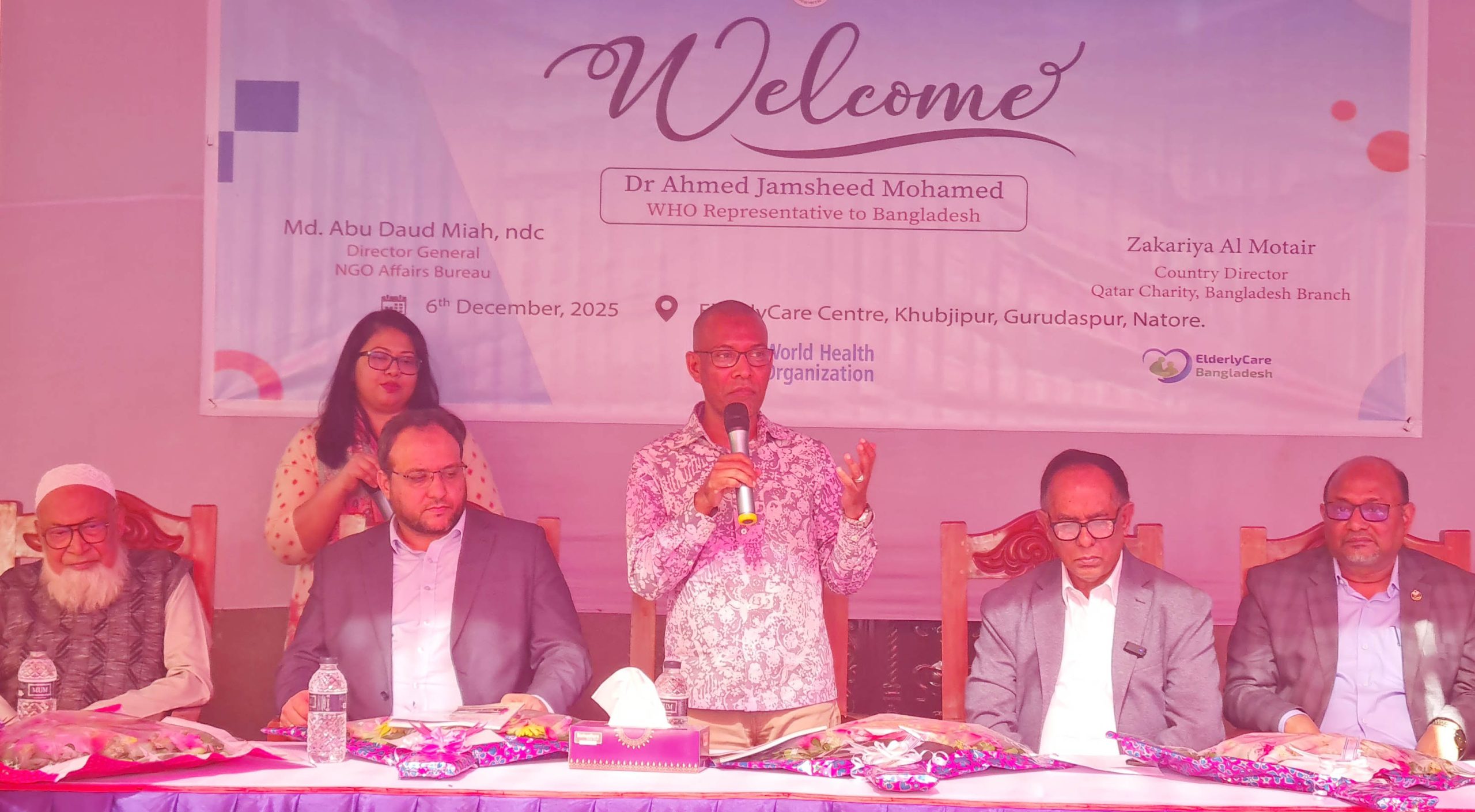 ‘প্রবীণ স্বাস্থ্য সেবা কেন্দ্র’ বিশ্বের মডেল -কান্ট্রি ডিরেক্টর (WHO) ড. জামসেদ